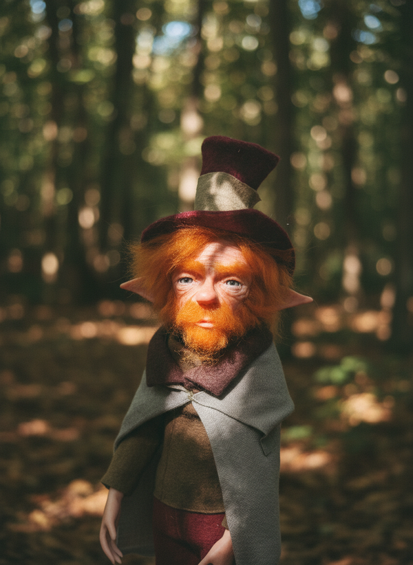 Rowan, Guardián Duende de Protección, hecho a mano por Duendes del Uruguay