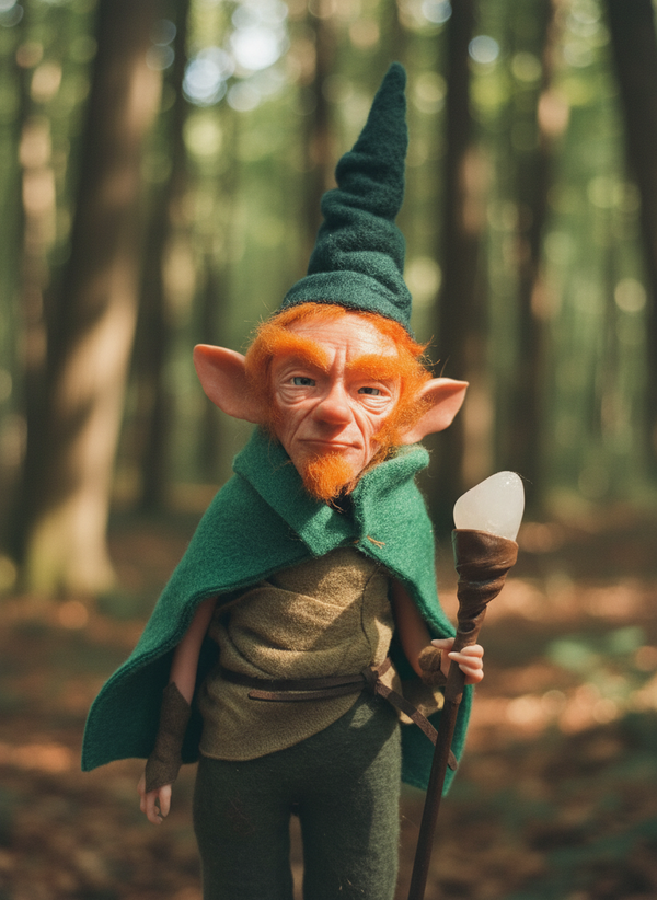 Bramwell, Guardián Duende de Protección, hecho a mano por Duendes del Uruguay