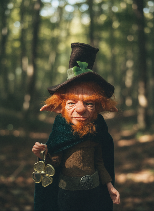 Faelan, Guardián Duende de Suerte, hecho a mano por Duendes del Uruguay