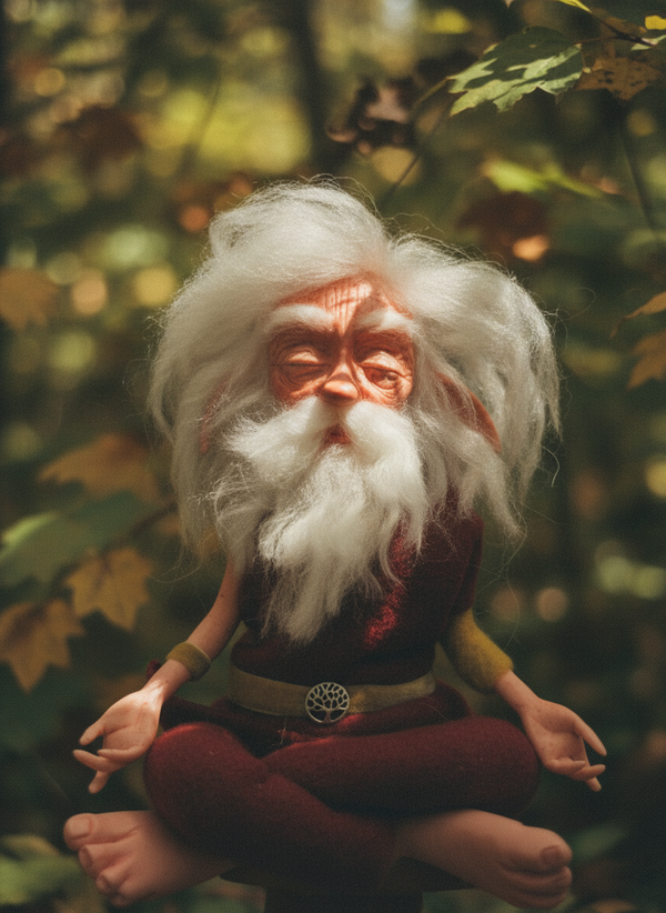 Bodhi, Guardián Duende de Espiritualidad, hecho a mano por Duendes del Uruguay