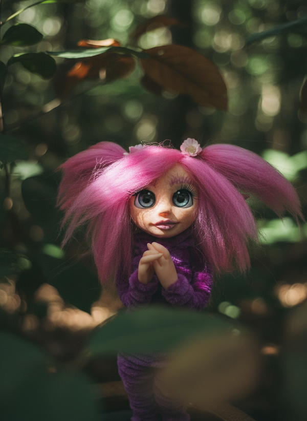 Mila, Guardiana Pixie de Espiritualidad, hecha a mano por Duendes del Uruguay