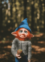 Compañero — figura artesanal de guardián hecha por Duendes del Uruguay